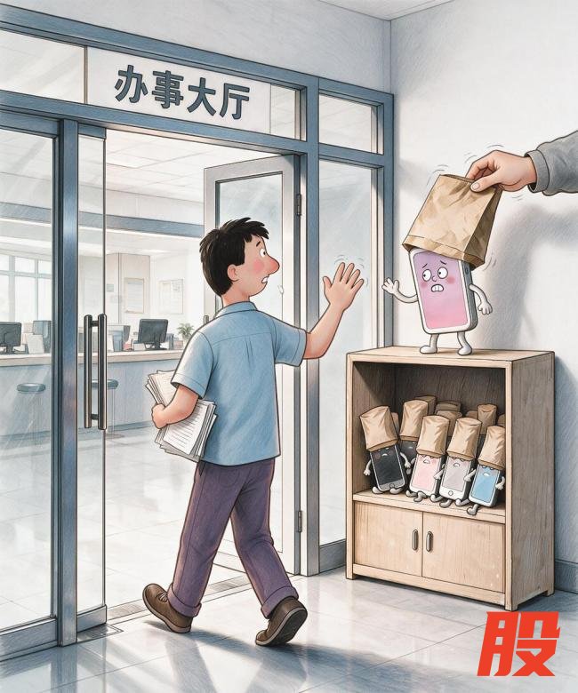 办事大厅凭啥不让群众带手机